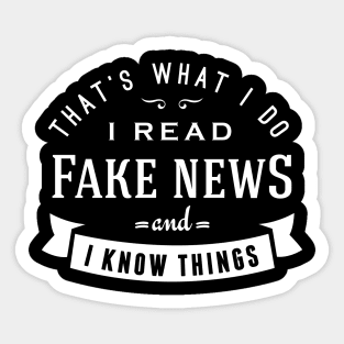 FAKE NEWS Sticker